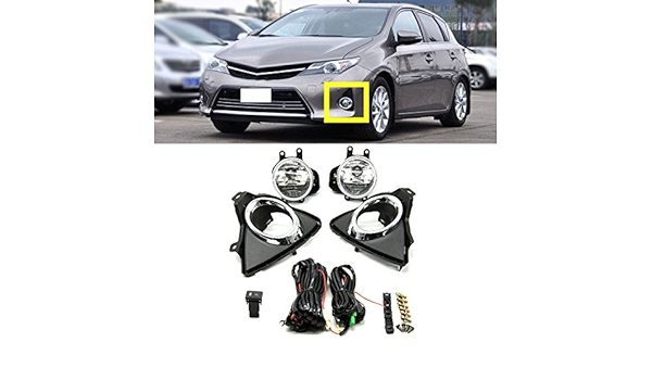 auto-tech lámpara de niebla para Toyota Auris 2014 luz ...