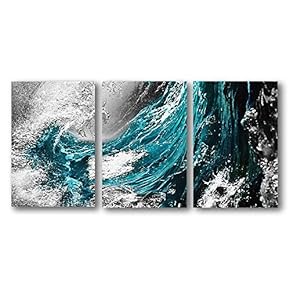 3 Panel Abstract Oil Painting Pictures Home Wall...