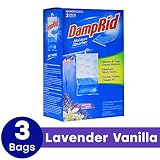 DampRid FG83LV Hanging Moisture Absorber Lavender Vanilla, 3-Pack