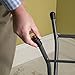 Softtouch 1-1/4 Inch Rubber Folding Metal Chair Leg Cap Replacement Black, 2 Pieces