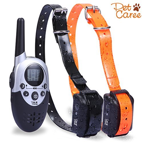 Dog Training Collar, Training Shock Collar With Remote 1100 Yard Electronic Shock Dog Collar For 2 Dogs by IB-SOUND