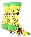 Oooh Yeah Socks  - Mens Crew - Feel the Beet, Large
