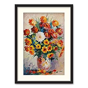 SIGNFORD Black Framed Canvas Wall Art Oil Painting...