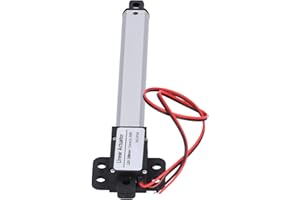 LAIRUN Linear Actuator, Electric Micro Linear Actuator 12V DC 4" Stroke, Built in Limit Switch, Mini Electric Linear Actuator for Outdoor, Agriculture, Home Automation, Low Noise(15mm/s-50N)