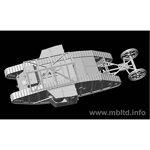 Master Box British Male MK 1 Tank Somme Battle 1916 Military Land Vehicle Model Building Kit (1:72 Scale)