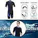 DEHAI Men Women's Full Wetsuits Thermal Suit Sleeves 3mm Neoprene Youth Adult's Diving Swimming Snorkeling Surfing Scuba Jumpsuit Warm Swimwear