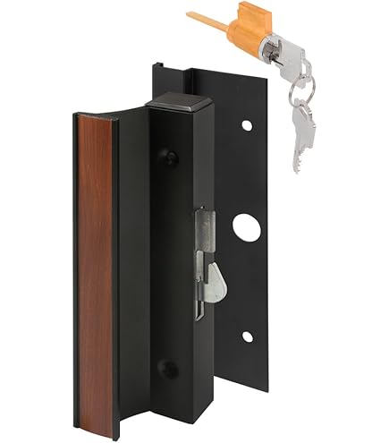 Poignée De Porte Carré Milan - Zwart Serrure à Mortaiser (Incluant