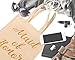 BLUE PANDA Bridal Shower Party Favor Tote Bags for Bridesmaid Proposal Gifts (5 Pack)