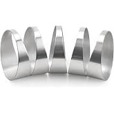 A-KARCK 304 Stainless Steel Pie Cuts, 3'' Exhaust Pipe with Laser Cut 5 Pcs（polishing）