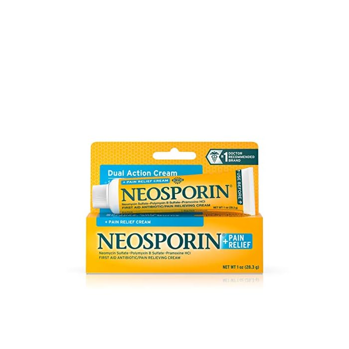 Neosporin Pain Relief Dual Action Cream, 1 Oz