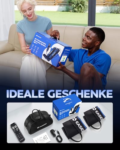 Leg Massager to Promote Blood Circulation and Pain Relief, Compression System for Fast Recovery of Feet, Calves and Thighs, Relief from Edema, Reduce Muscle Tire