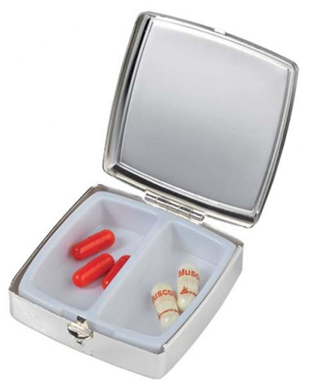 Ten Pocket pill box 2 compartments cod.EL9021 cm 5x5x2h by Varotto & Co.