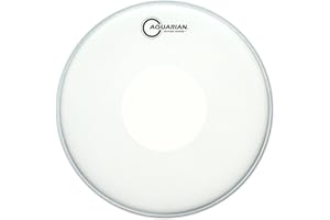 Aquarian TCPD14 Drumheads Texture Coated 14-Inch Snare Drum Head, with Dot