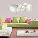 Ikevan 1 Set 27 pcs Acrylic Art Modern 3D Mirror Round Wall Stickers DIY Home Wall Room Decals Decor Sofa TV Setting Wall Removable Wall Stickers