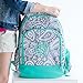Reinforced Design Water Resistant Backpack - Parker Blue Grey Paisley