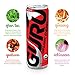 GURU Organic Energy Drink – Delicious-Tasting, Vegan, Non-GMO Natural Energy – Experience All Day Energy Without the Jitters, Rush or Crash – 4 x 8oz/250ml Cans