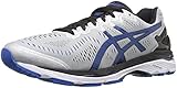 ASICS Men's Gel-Kayano 23 Running Shoe, Silver/Imperial/Black, 12 2E US