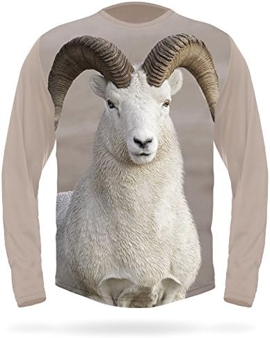 Hillman Premium Hunting Dall Sheep Long Sleeve 3D Realistic T-Shirt