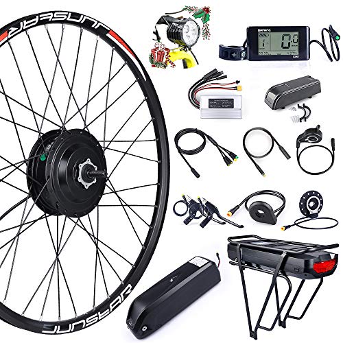 BAFANG Bike Conversion Kit 48V 500W Rear Hub Motor for Bicycle 20" 26" 27.5" 700C Rear Wheel Kit wit