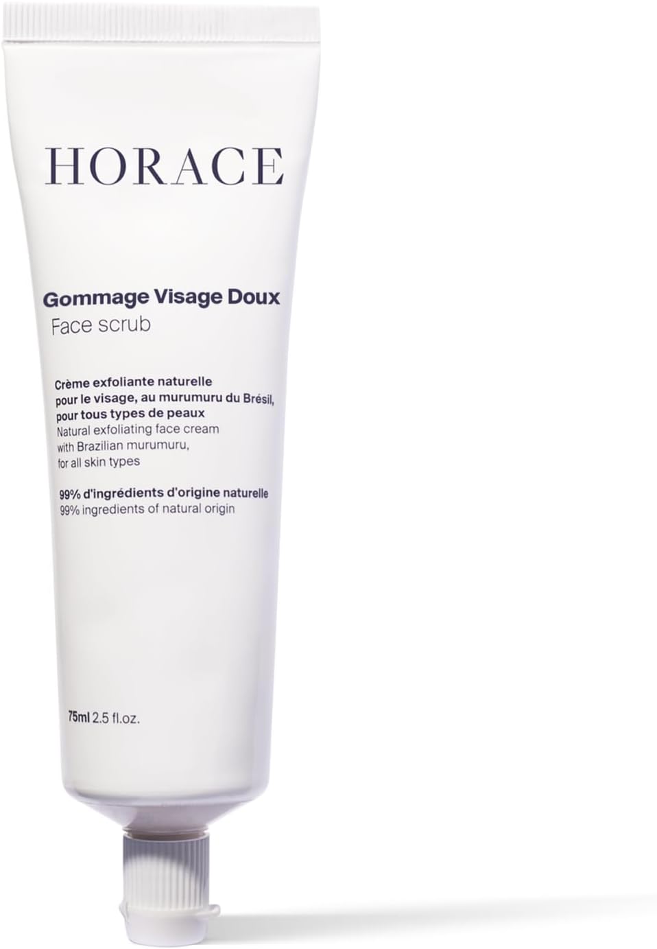 HORACE Gentle Face Scrub for Men Exfoliating Cream Unscented 75 ml