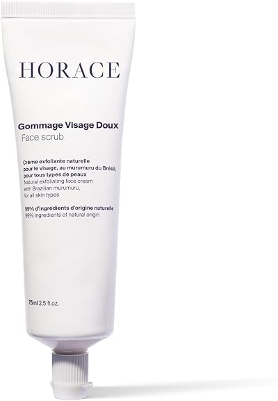 HORACE Gentle Face Scrub for Men Exfoliating Cream Unscented 75 ml