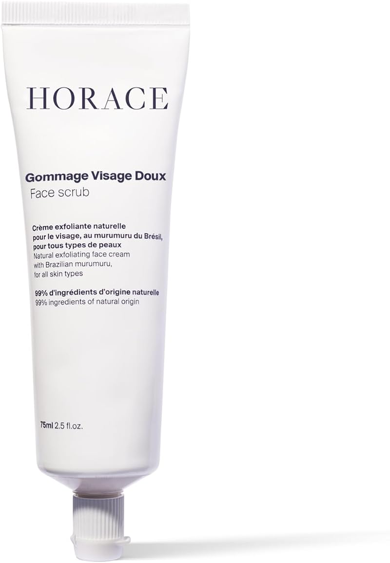 HORACE Gentle Face Scrub for Men Exfoliating Cream Unscented 75 ml