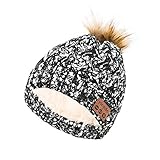 Bluetooth Beanie Hat Earbud Wireless Headphone Headset Earphone Speakerphone Wireless Hands-Free Hat Sport Knit Cap, Built-in Mic Warm Soft Winter Knitted Short Cap Mic Outdoor BB023_BLACK