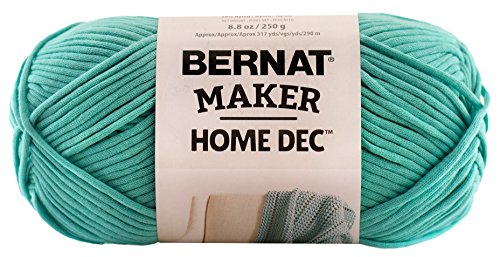 Bernat maker home decor yarn, 8.8 ounce, aqua, single ball