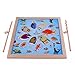 Rolimate 11-Piece Fishes Basic Educational Development Wooden Magnetic Bath Fishing Travel Table Game, Birthday Gift Toys for age 2 3 4 Year Old Kid Children Baby Toddler Boy Girl Magnet Toy