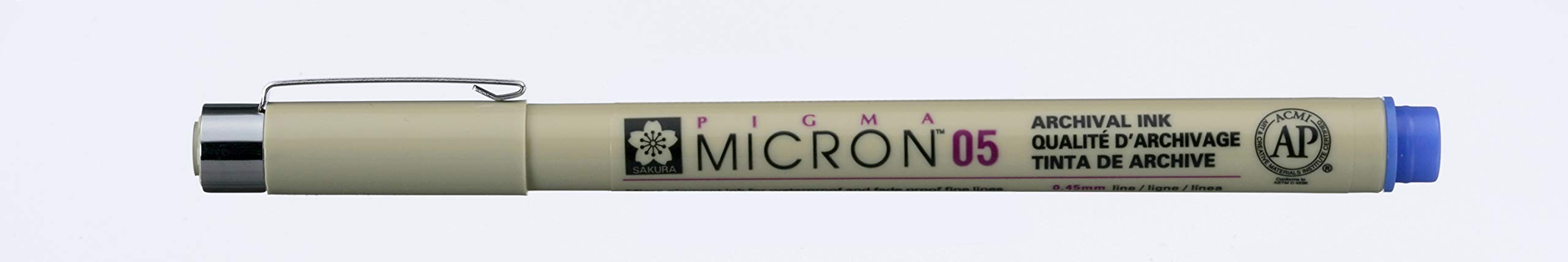 Pigma Micron Pen 05, 0.45mm, Blue,