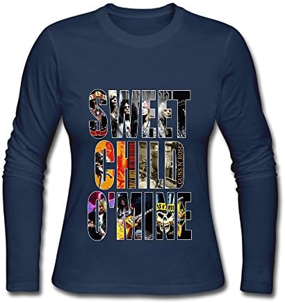 Guns N' Roses Sweet Child O'Mine Women's Novelty T-Shirts Long Sleeves