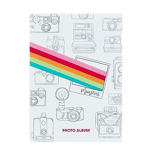Grupo Erik 6x4 Photo Album - Vintage Cameras | Soft Cover, 10x15 cm, 36 Pockets Photo Albums 6x4, Memory Book | Cute Gifts Under 5 Pounds, Cheap Gifts For Women & For Men