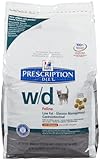 Hill's Prescription Diet w/d Feline Low Fat - Glucose Management Gastrointestinal Chicken Formula - 4lb