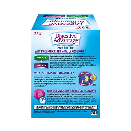 Digestive Advantage Prebiotic Fiber + Probiotics for Digestive Health