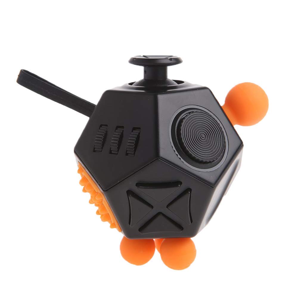 Chuchik Best Fidget Cube Toys Black Blue Add Prime Desk Toy Reduce Anxiety And Stress Relief For Autism Adhd Ocd Toys Games Fidget Toys Environews Tv