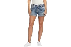 Silver Jeans Co. Women's Boyfriend Mid Rise Short