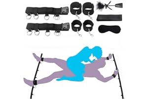 King Bed Sex Straps for Under Bed Restraints Bondage Sex Play BDSM Restraining Fetish Game Tie up Handcuffs Mattress Toys Adu