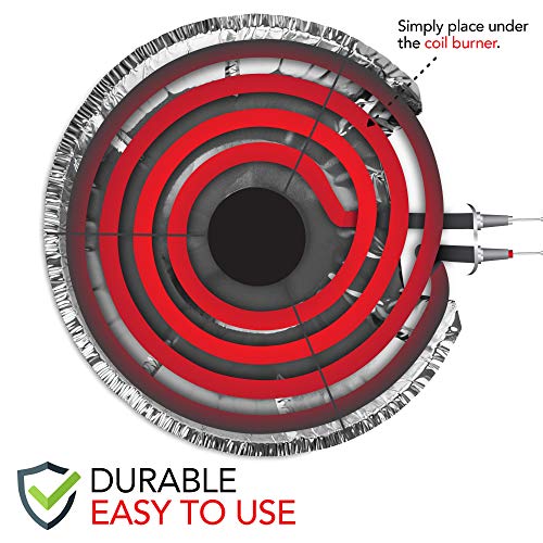 Round Electric Stove Burner Covers (50 Pack) 6 Inch and 8 Inch