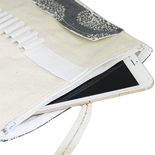 image for HzFluo.Codelo Hz.Codelo Canvas 72 Colored Pencils Wrap, Travel Pencil 