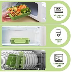Jelife Bento Box Kids Lunch Box - Large Bento-Style
