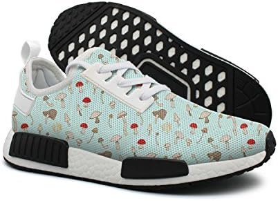 WhiteUnicorn Men's Mint Mushroom Sneakers Casual Running Shoes Outdoor Trainers