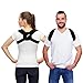 CAMP BEN Padded Posture Brace Corrector for Women and Men (Lg 37-46