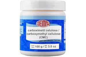 Deiman Thickener CARBOXIMETIL CELULOSA H.V. /Carboxymethylcellulose(CMC) Estabilizante (3.5 oz) DEIMAN