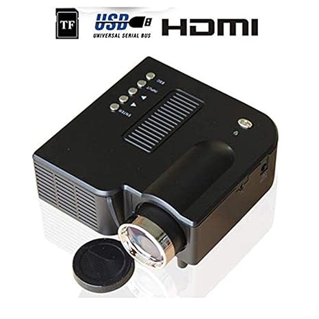 MNJR Proyector Proyector de Video LED, Mini portátil HDMI ...