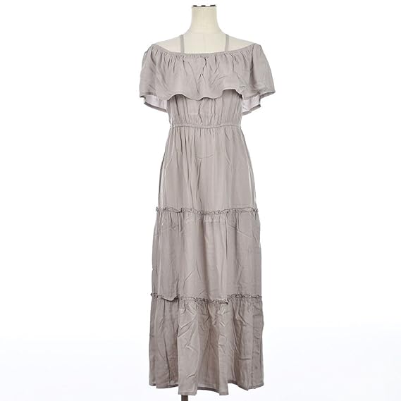 Amazon Etalors エアロー コットン オフショルダー マキシ