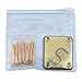 Guitar Neck Plate Gold Color with 8 Golden Screws