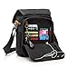 Qyuhe Canvas Shoulder Bags Tote Vintage Business Work Messenger Bag