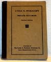 Lydia E. Pinkham's Private Text-Book