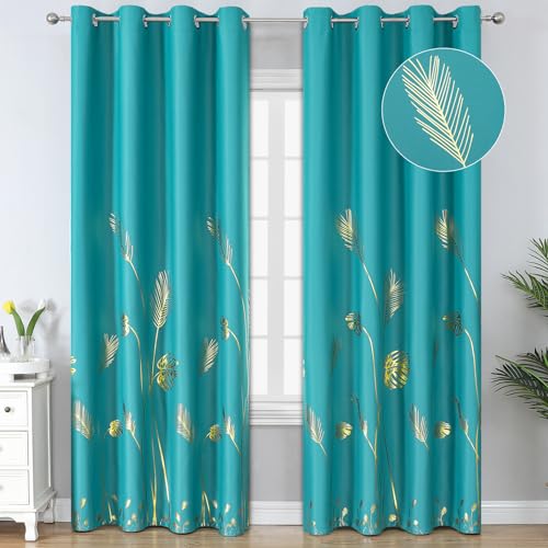 Estelar Textiler Teal Blackout Curtains