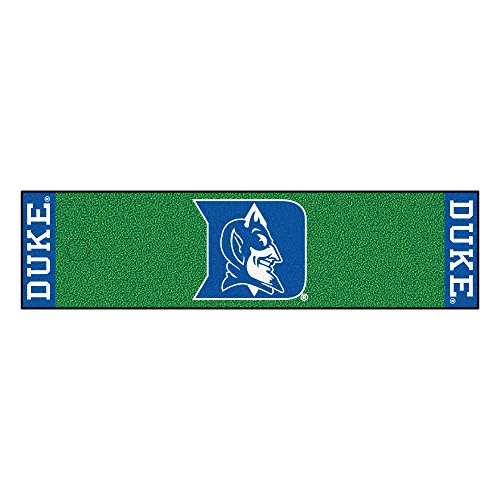 FANMATS NCAA Duke University Blue Devils Nylon Face Putting Green Mat
